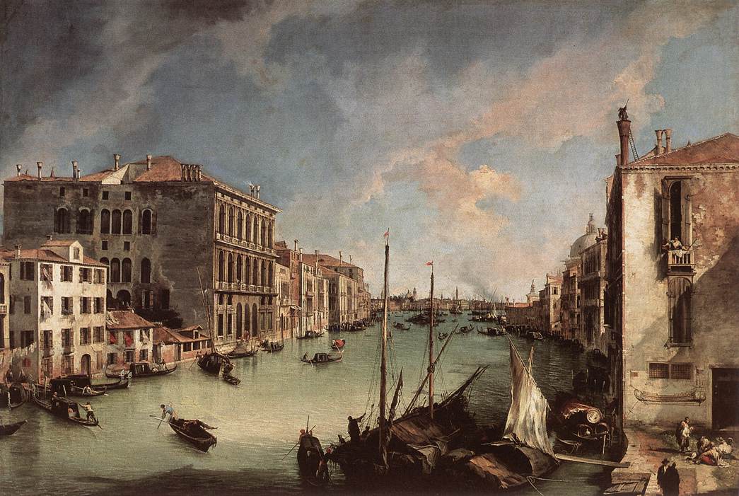 Grand Canal, Looking East from the Campo San Vio by