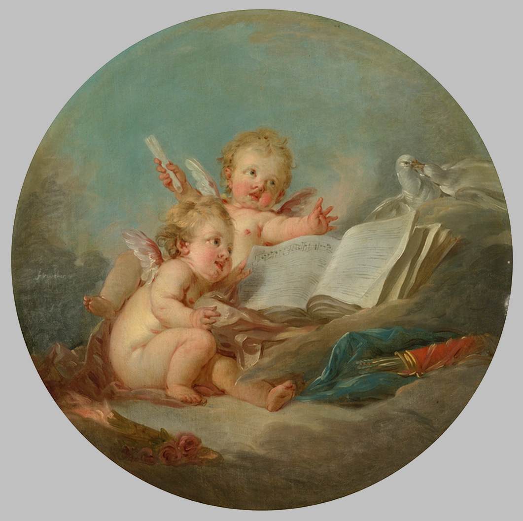 Allegory of Music by BOUCHER, François