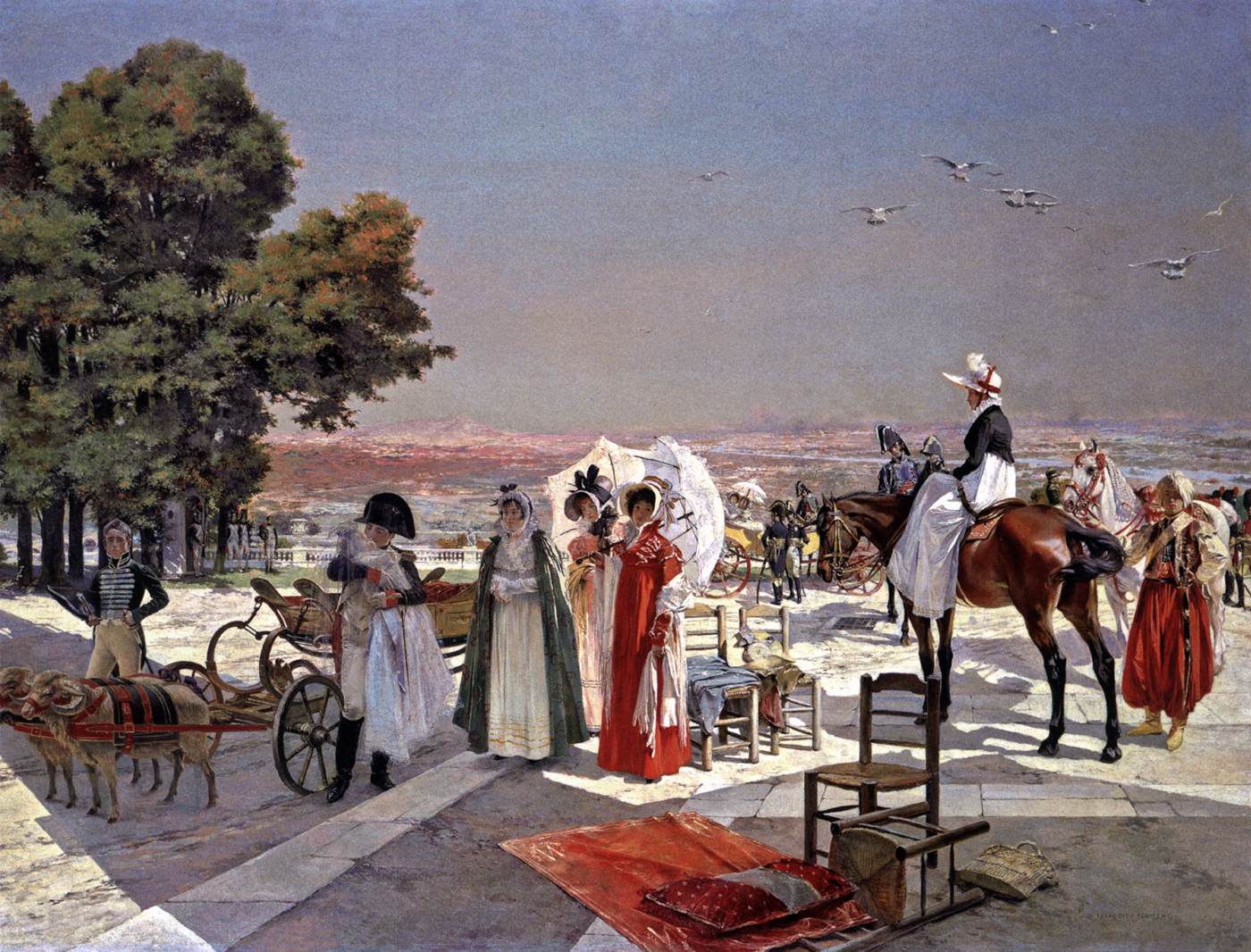 Reception at Compiègne in 1810 by FLAMENG, François