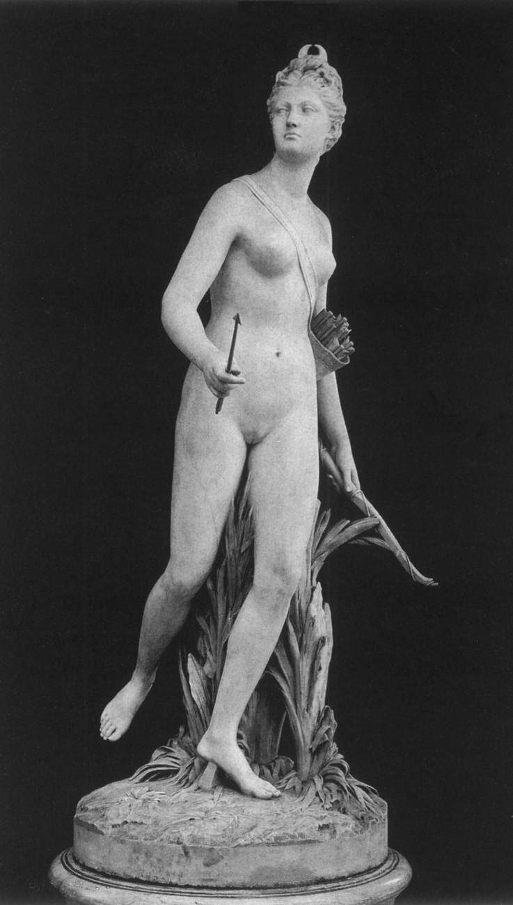 Diana by HOUDON, Jean-Antoine