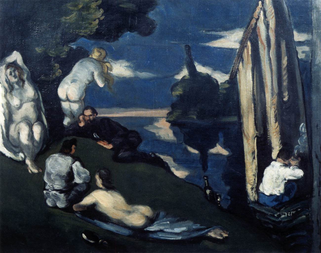 Pastorale (Idyll) by CÉZANNE, Paul