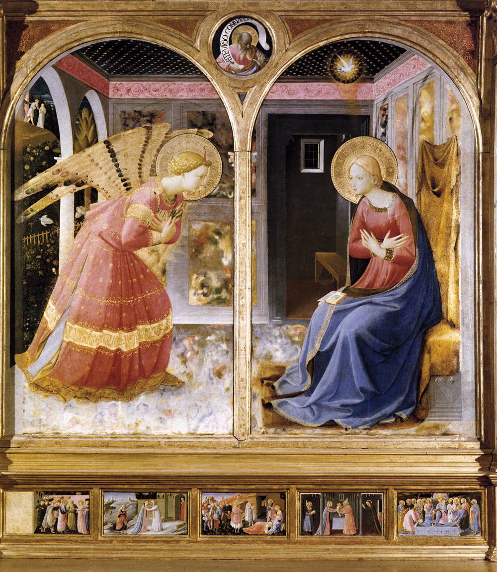 Annunciation by ANGELICO, Fra