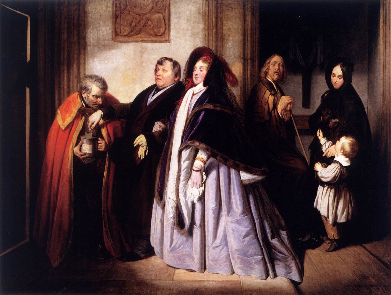 The Widow's Offering by DANHAUSER, Josef Franz