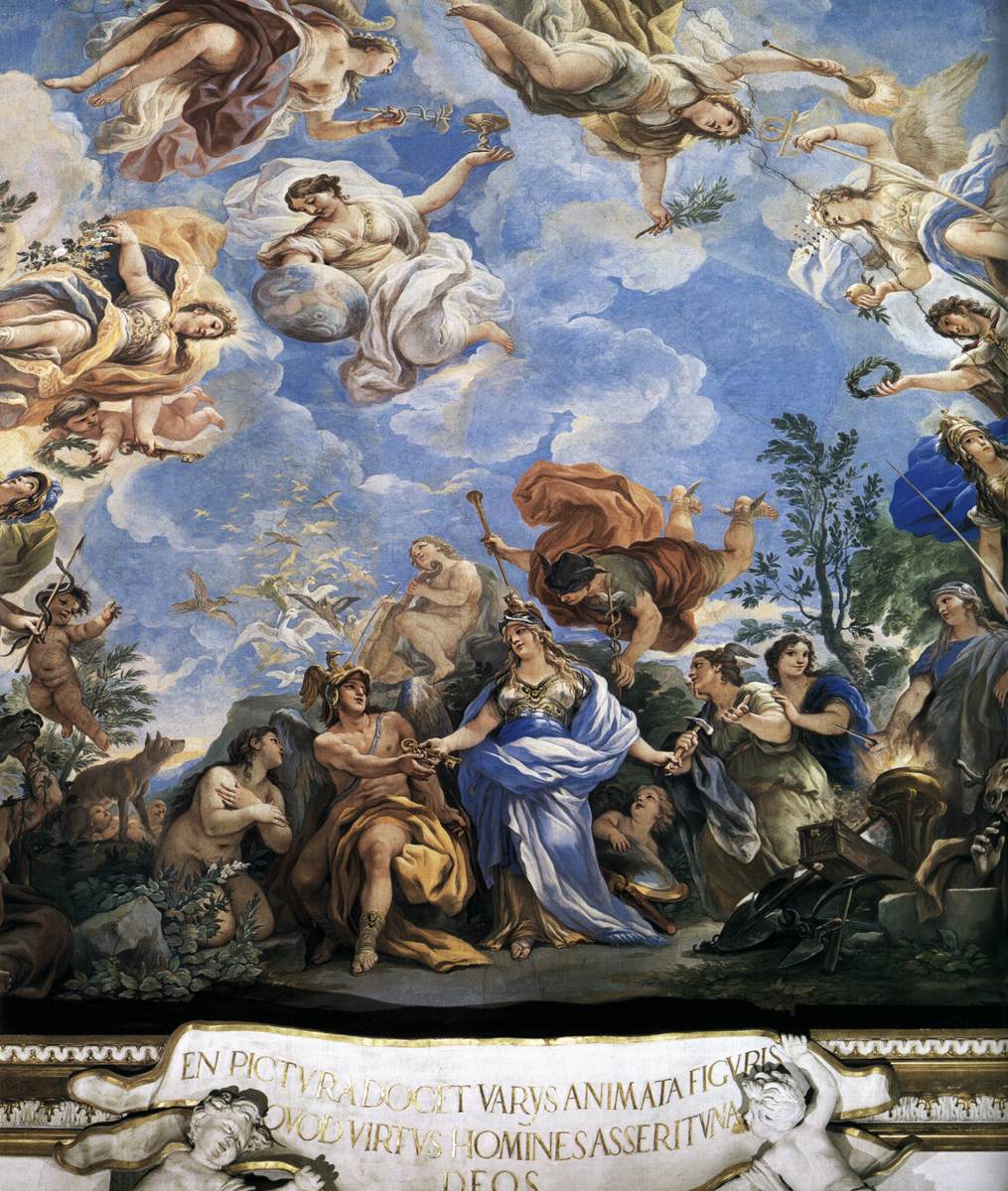 Ceiling decoration (detail) by