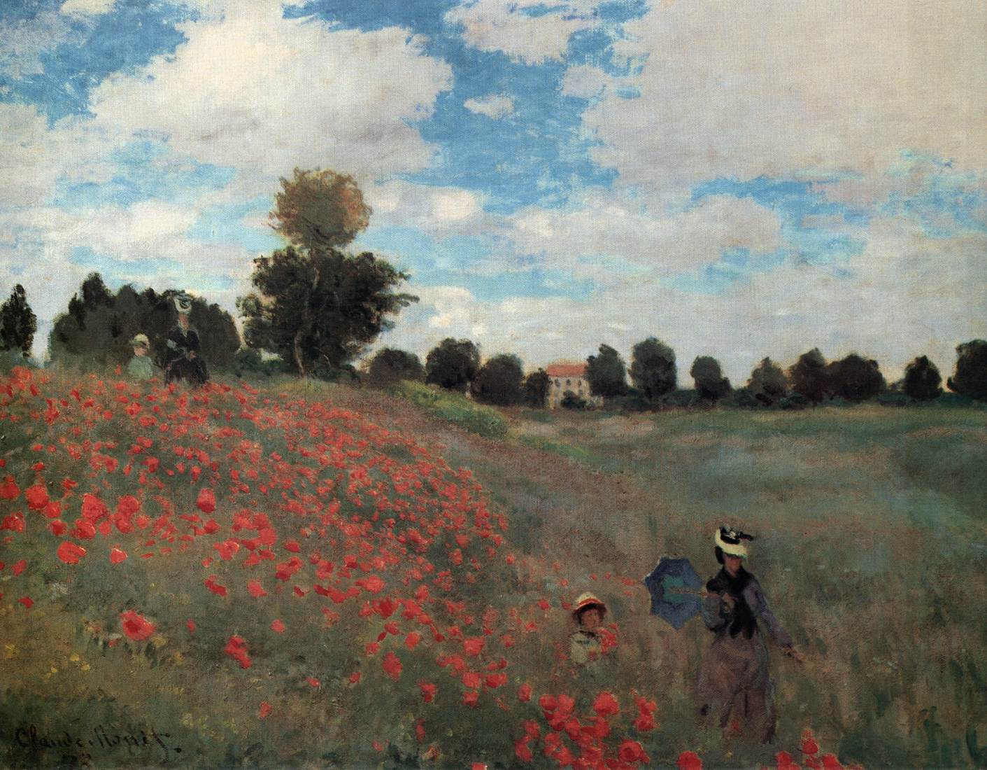 A Field of Poppies by MONET, Claude