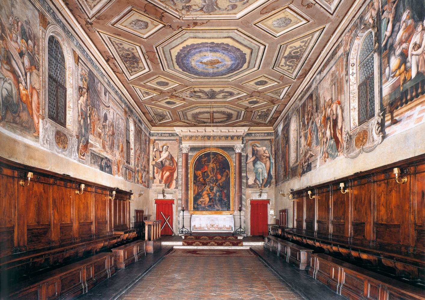 View of the oratory by CONTE, Jacopino del