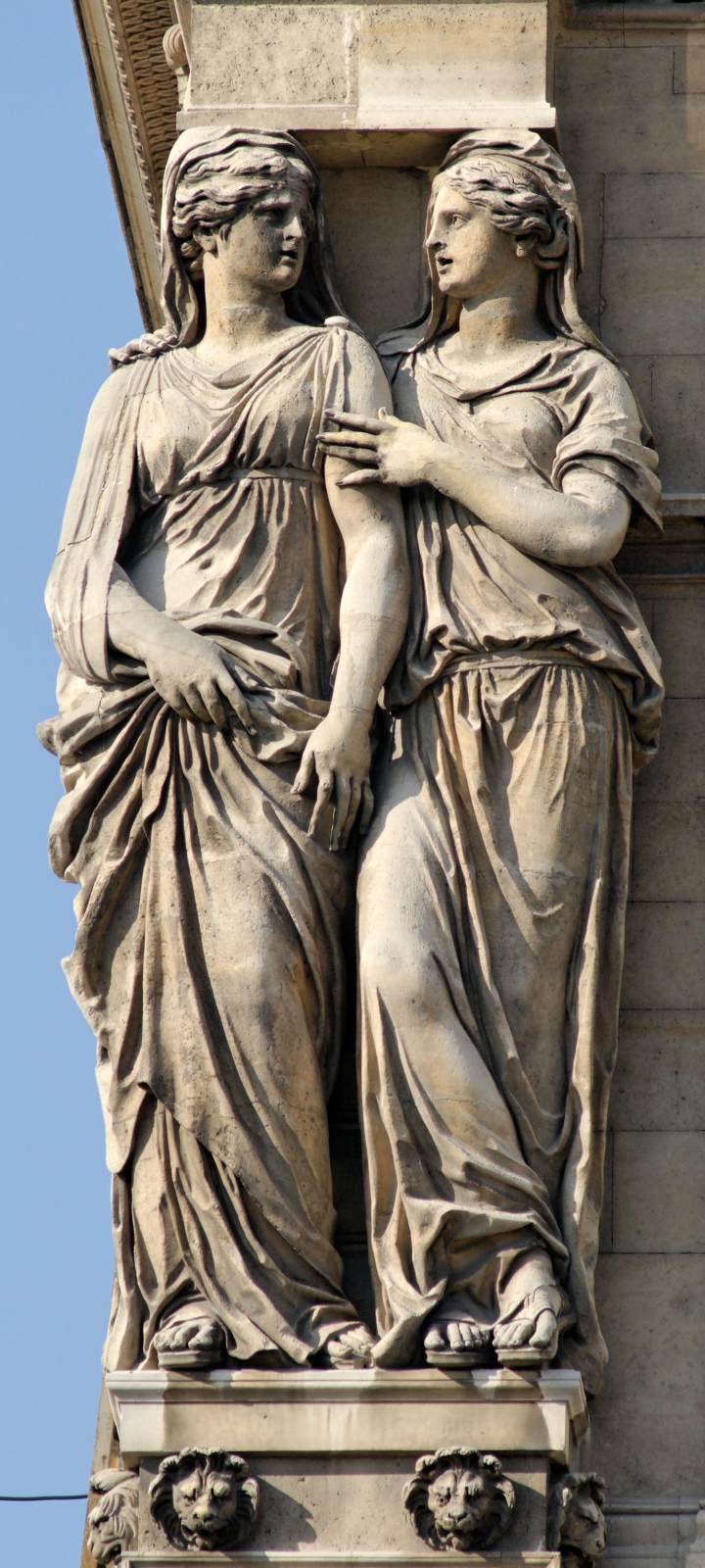 Pair of Caryatids by SARAZIN, Jacques