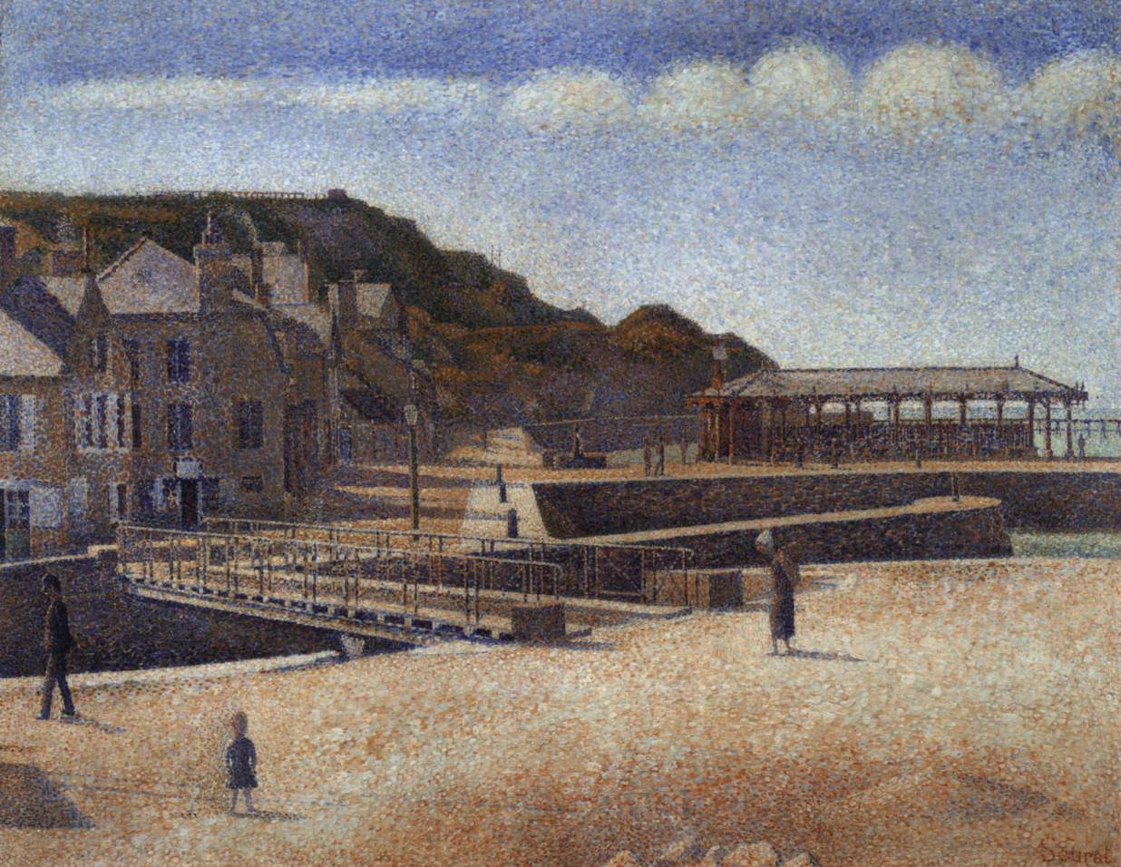 Port-en-Bessin by SEURAT, Georges