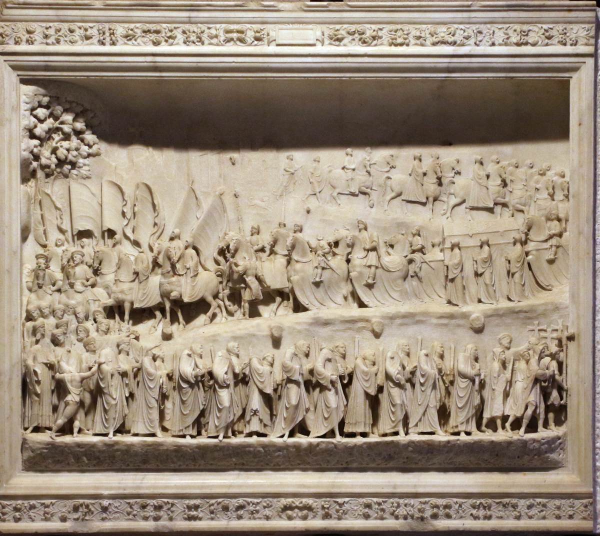 Relief #3: Funeral procession of Gaston de Foix by BAMBAIA