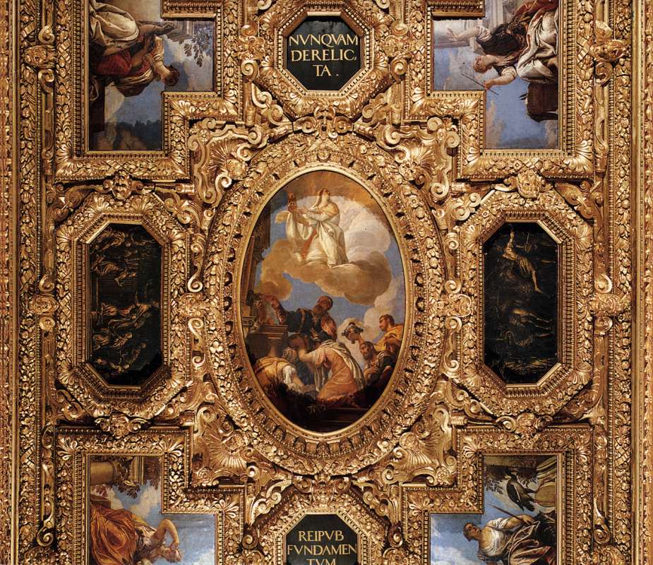 Ceiling decoration (detail) by VERONESE, Paolo