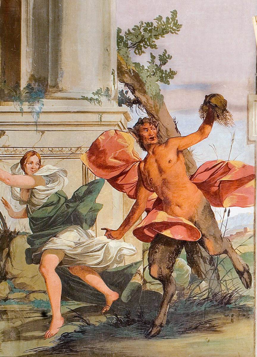 The Pursuit of Corsica by a Satyr by CARPIONI, Giulio