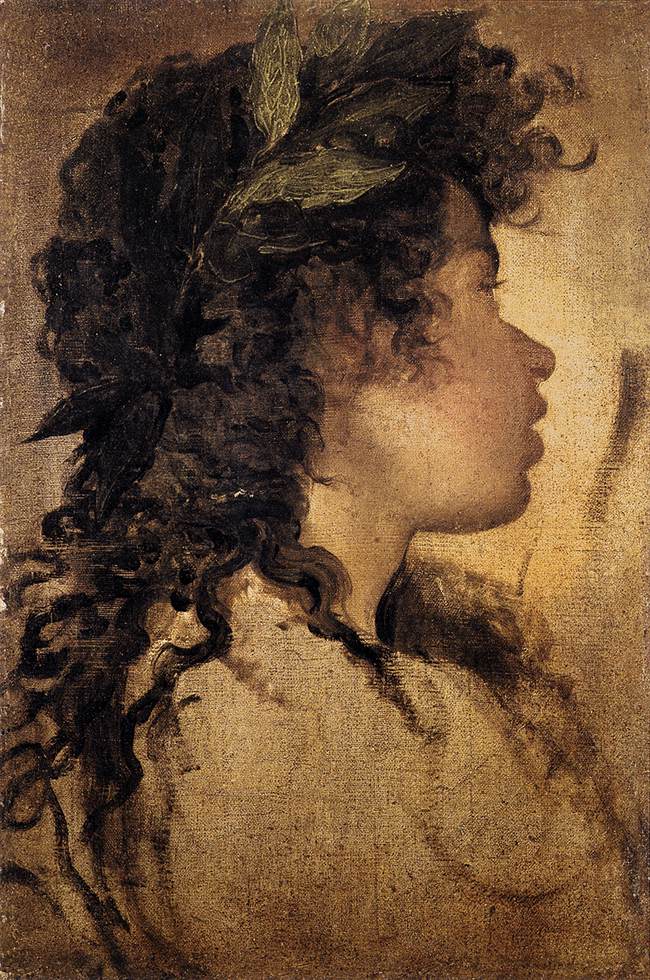 Study for the head of Apollo by VELÁZQUEZ, Diego Rodriguez de Silva y