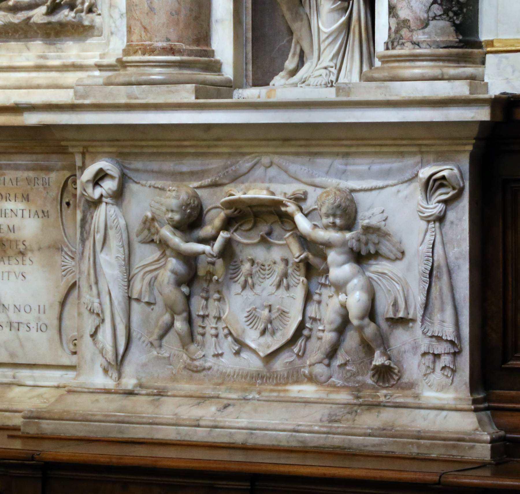 Tomb of Pope Hadrian VI (detail) by TRIBOLO, Niccolò