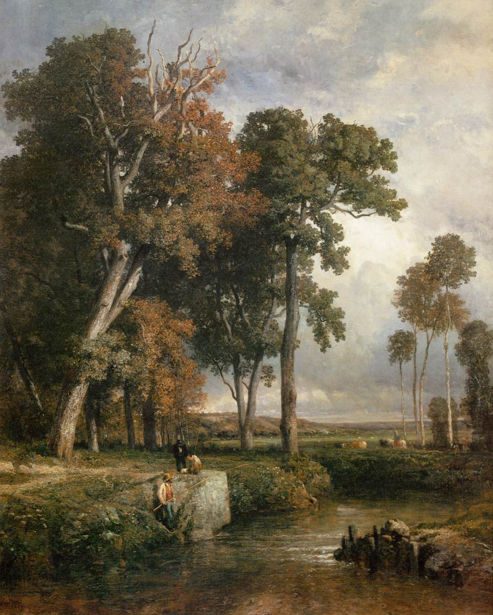 The Angler by TROYON, Constant