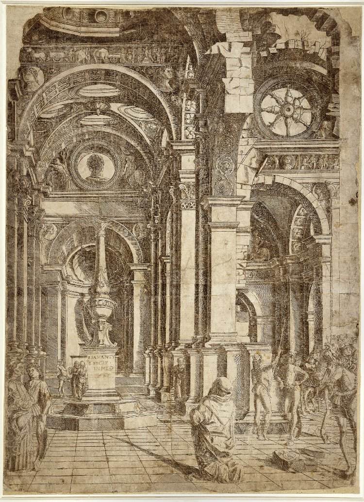 Interior of a Church by BRAMANTE, Donato