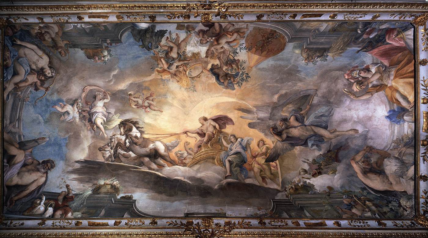 Aurora and Apollo on the Chariot of the Sun by