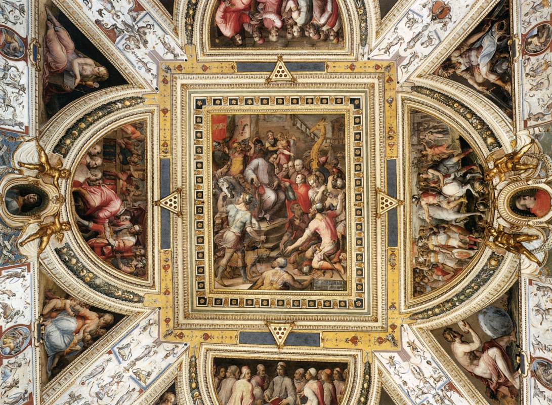 Ceiling decoration by VASARI, Giorgio