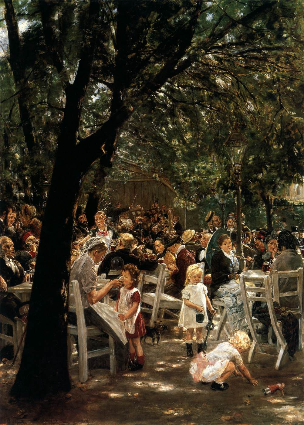 Munich Beer Garden by LIEBERMANN, Max