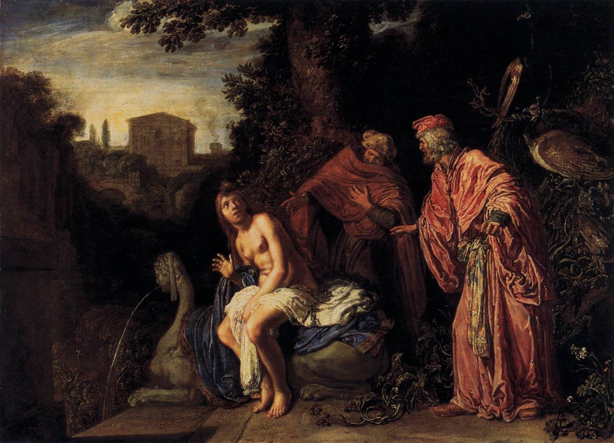 Susanna and the Elders by LASTMAN, Pieter Pietersz.