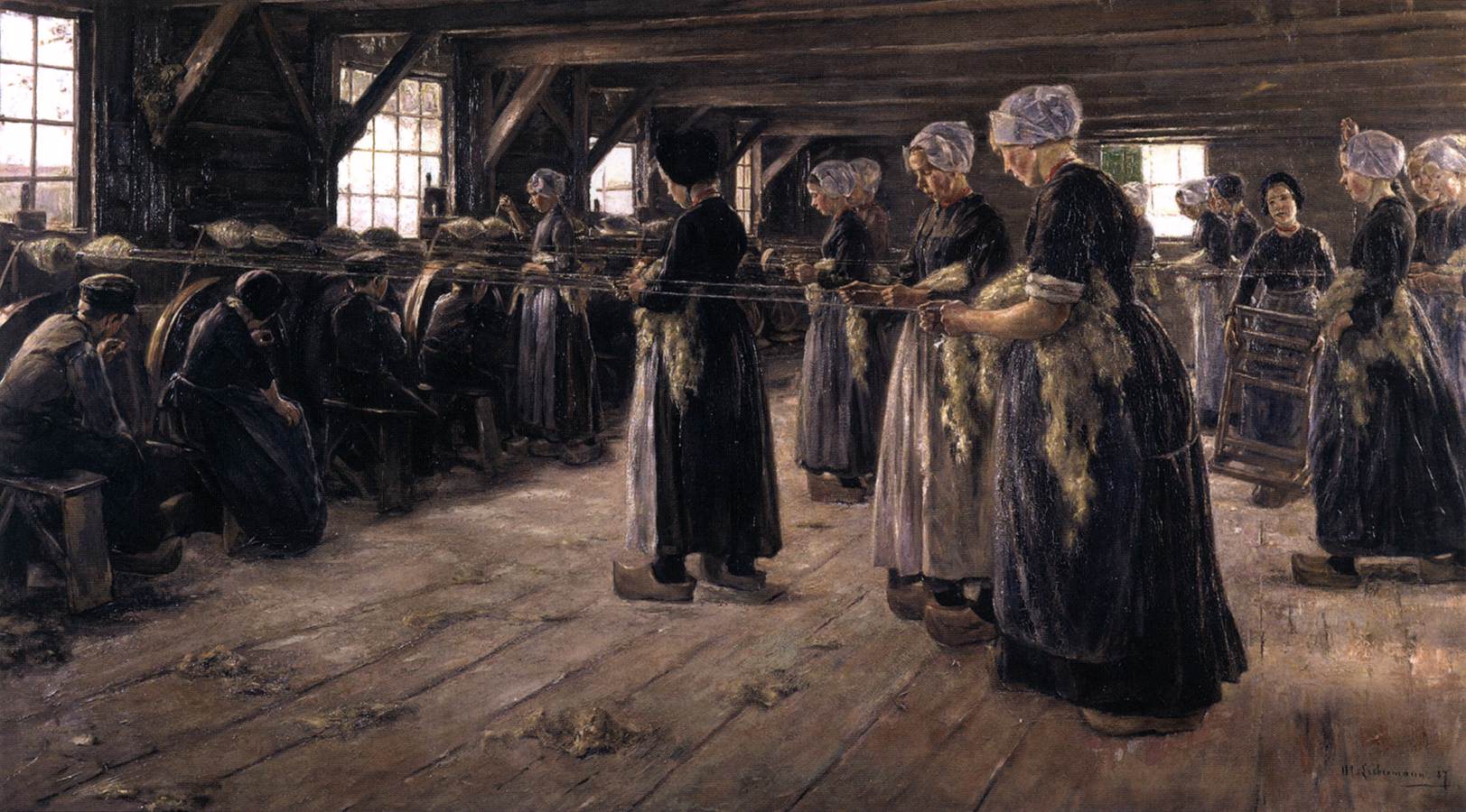 The Flax Barn at Laren by LIEBERMANN, Max