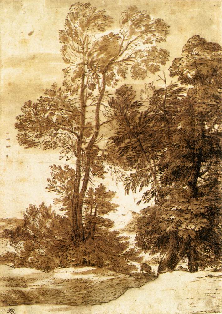 Trees by CLAUDE LORRAIN