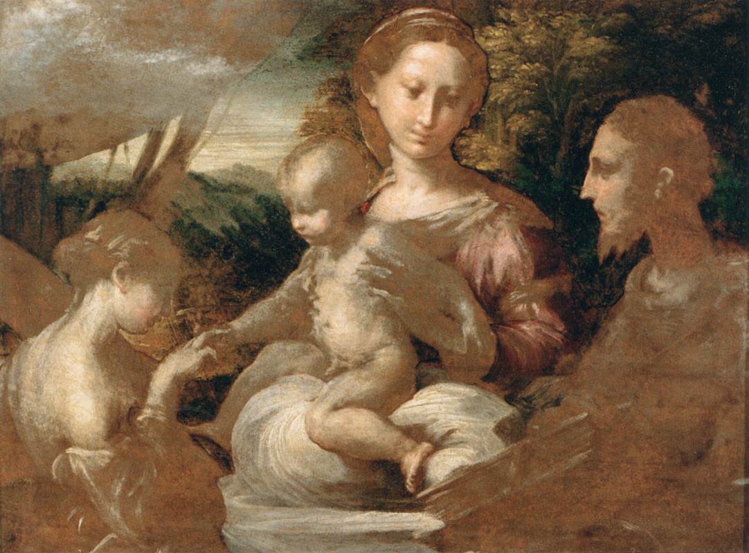 The Mystic Marriage of St Catherine by PARMIGIANINO