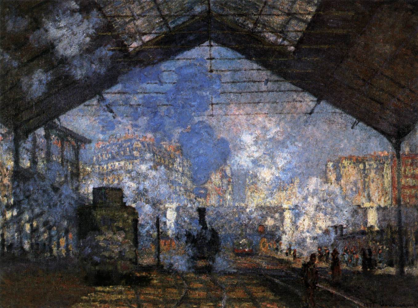 Gare Saint-Lazare by MONET, Claude