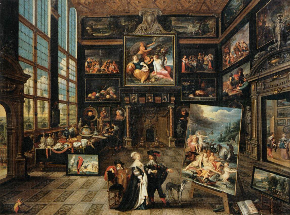 Interior of a Collector's Gallery of Paintings and Objets d'Art by BAELLIEUR, Cornelis de