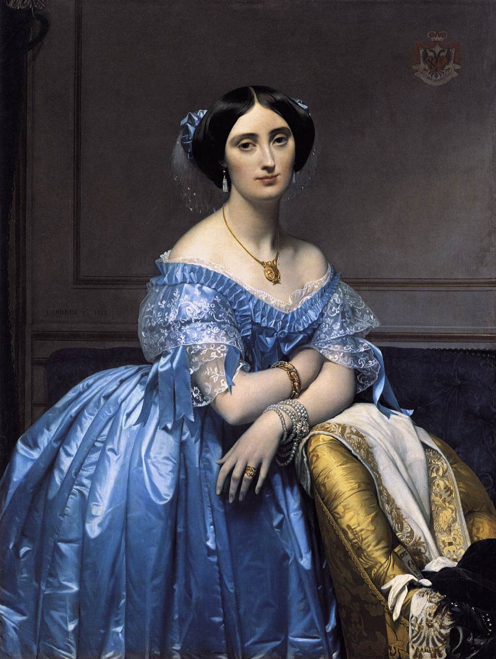 Princess de Broglie by INGRES, Jean-Auguste-Dominique