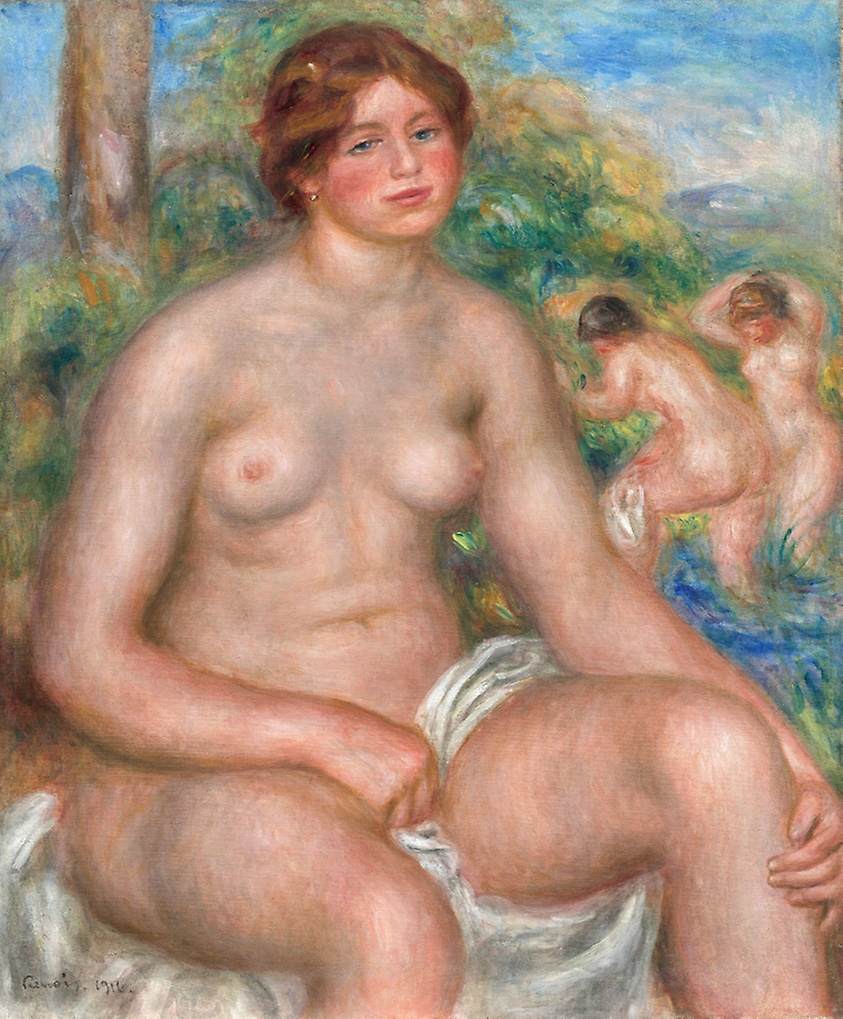 Seated Bather by RENOIR, Pierre-Auguste