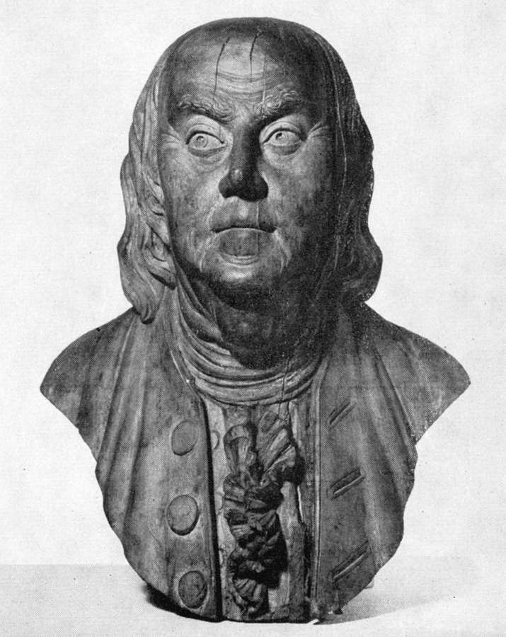 Bust of Benjamin Franklin by