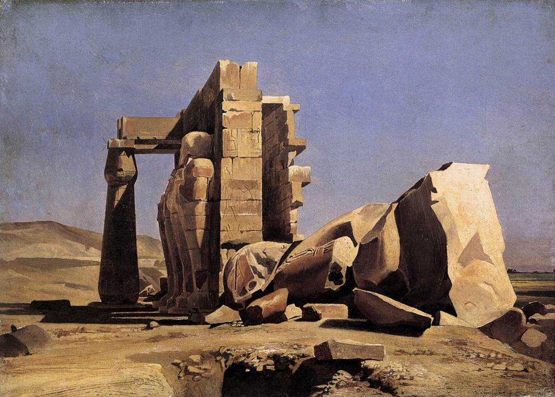 Egyptian Temple by GLEYRE, Charles-Gabriel