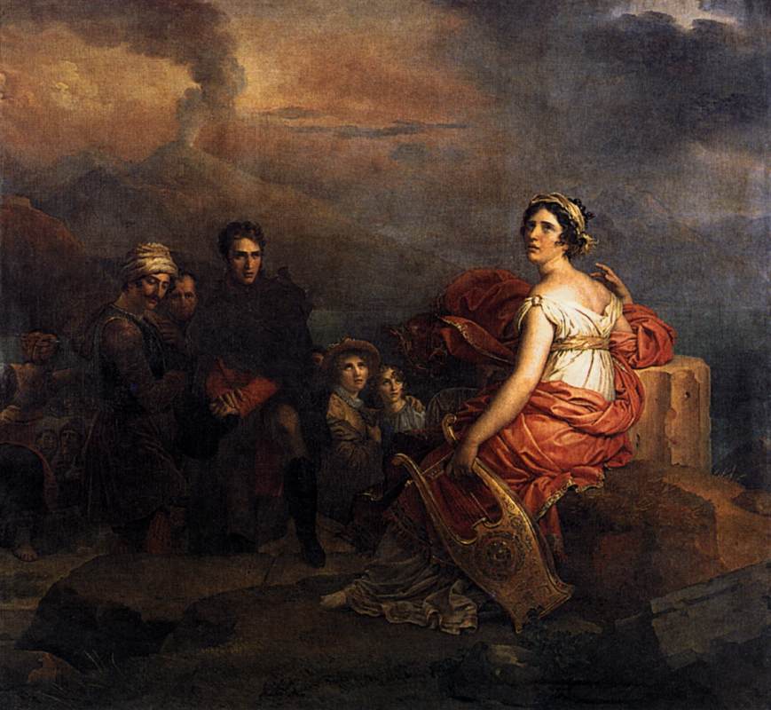 Corinne at Cape Miseno by GÉRARD, François