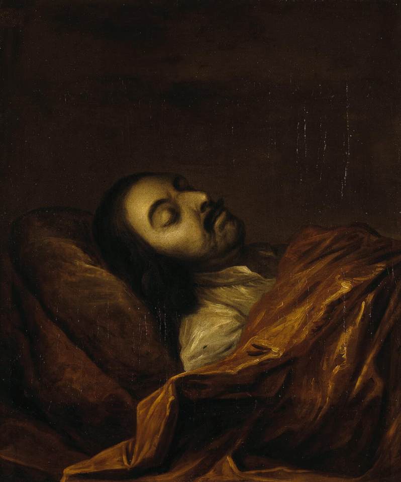 Portrait of Peter the Great on his Death-Bed by NIKITIN, Ivan Nikitich