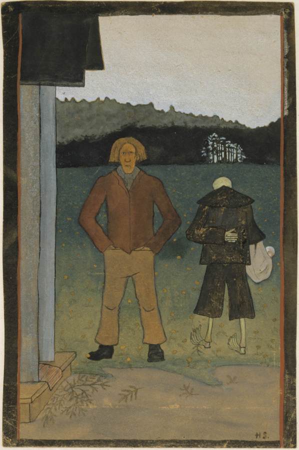 Death and the Peasant by SIMBERG, Hugo