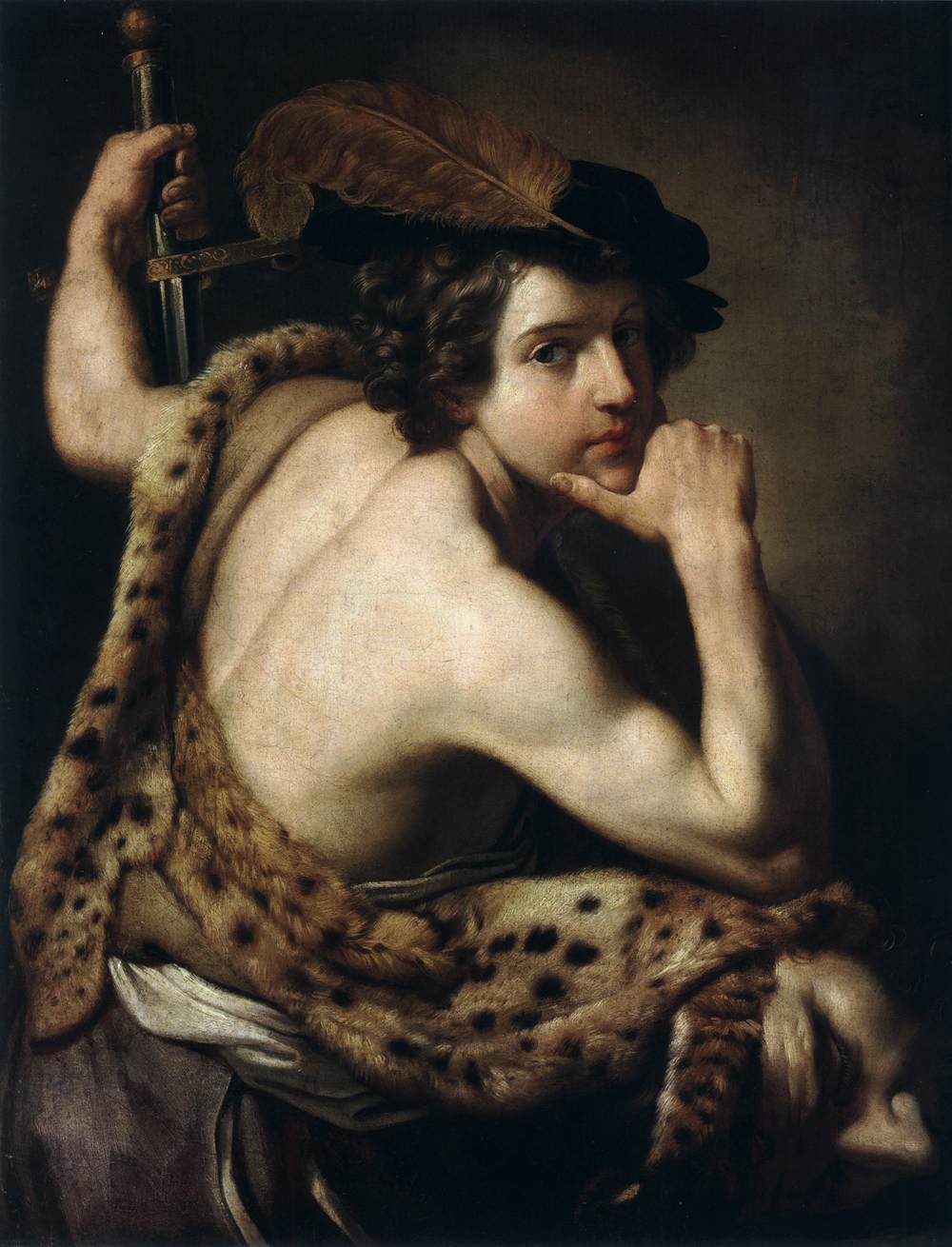 David with the Head of Goliath (detail) by