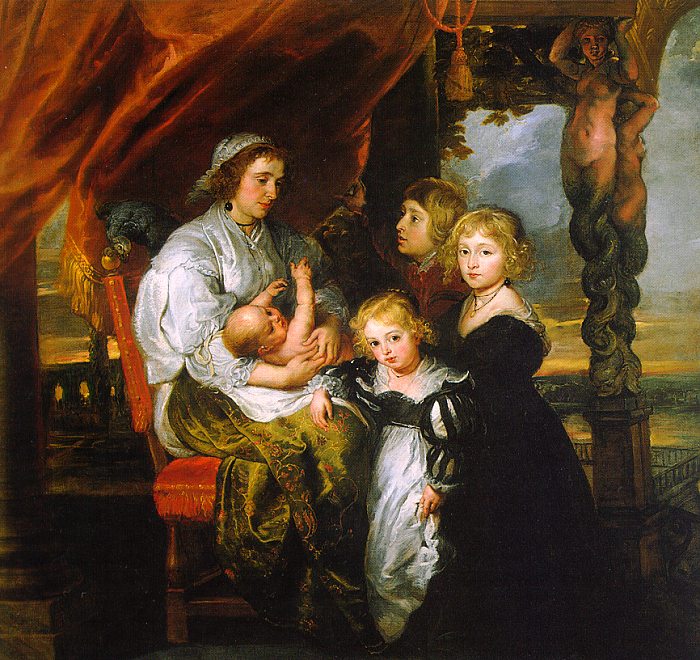 Deborah Kip and her Children by