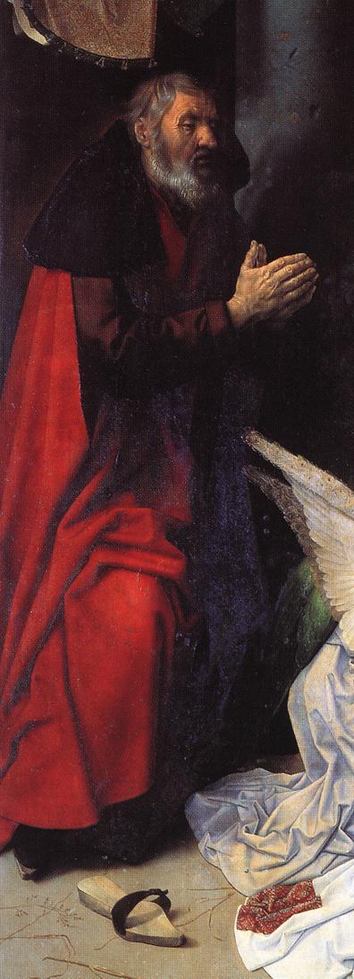 The Adoration of the Shepherds (detail) by GOES, Hugo van der