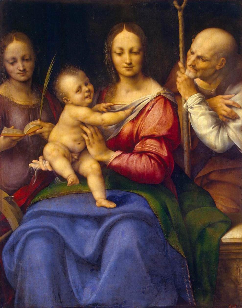 Holy Family with St Catherine by