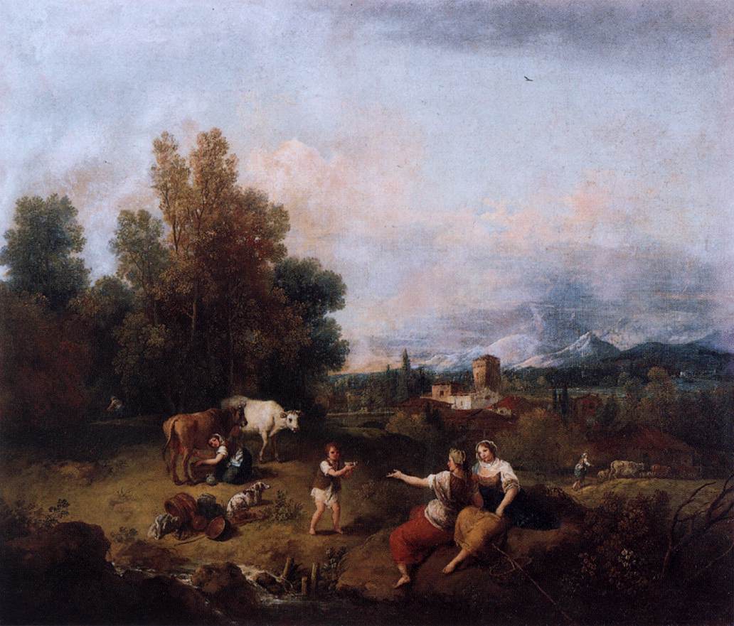 Landscape by ZUCCARELLI, Francesco