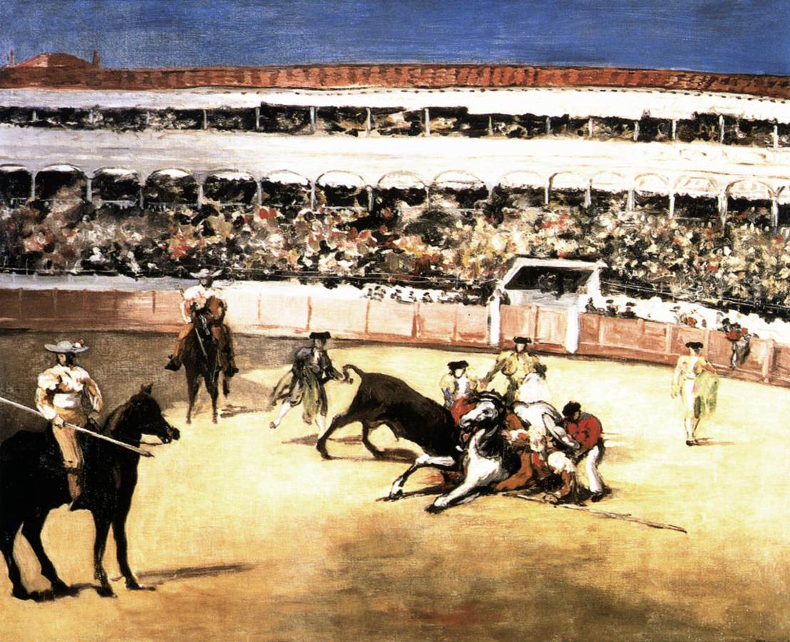 Bullfight by MANET, Edouard