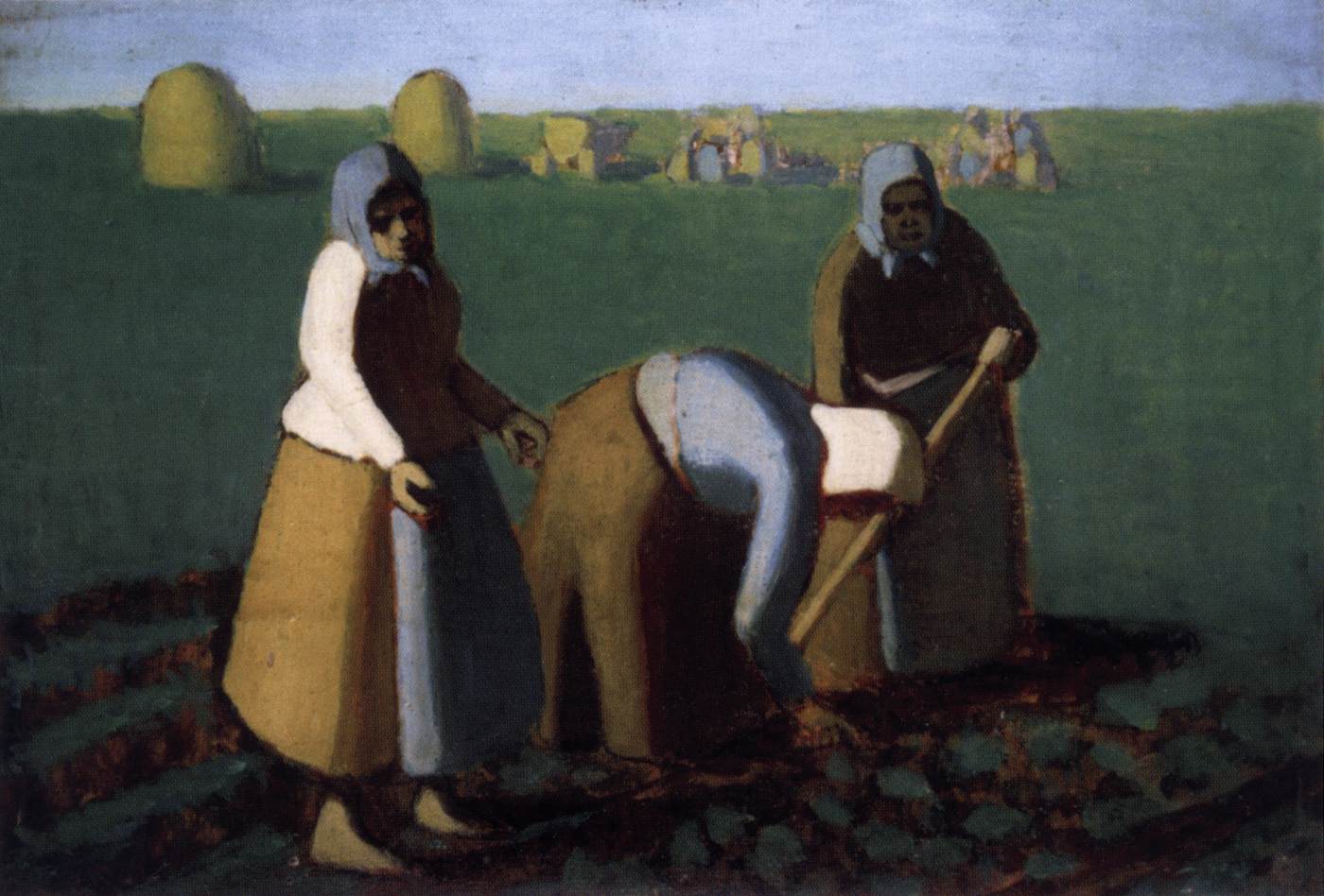 Women Harvesting Potatoes by NAGY BALOGH, János