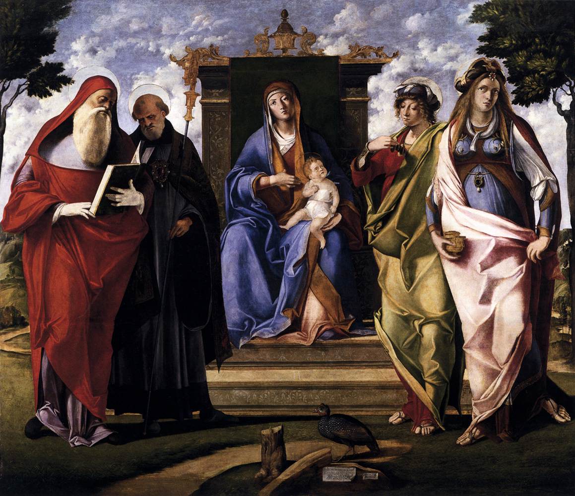 Virgin and Child Enthroned with Saints by