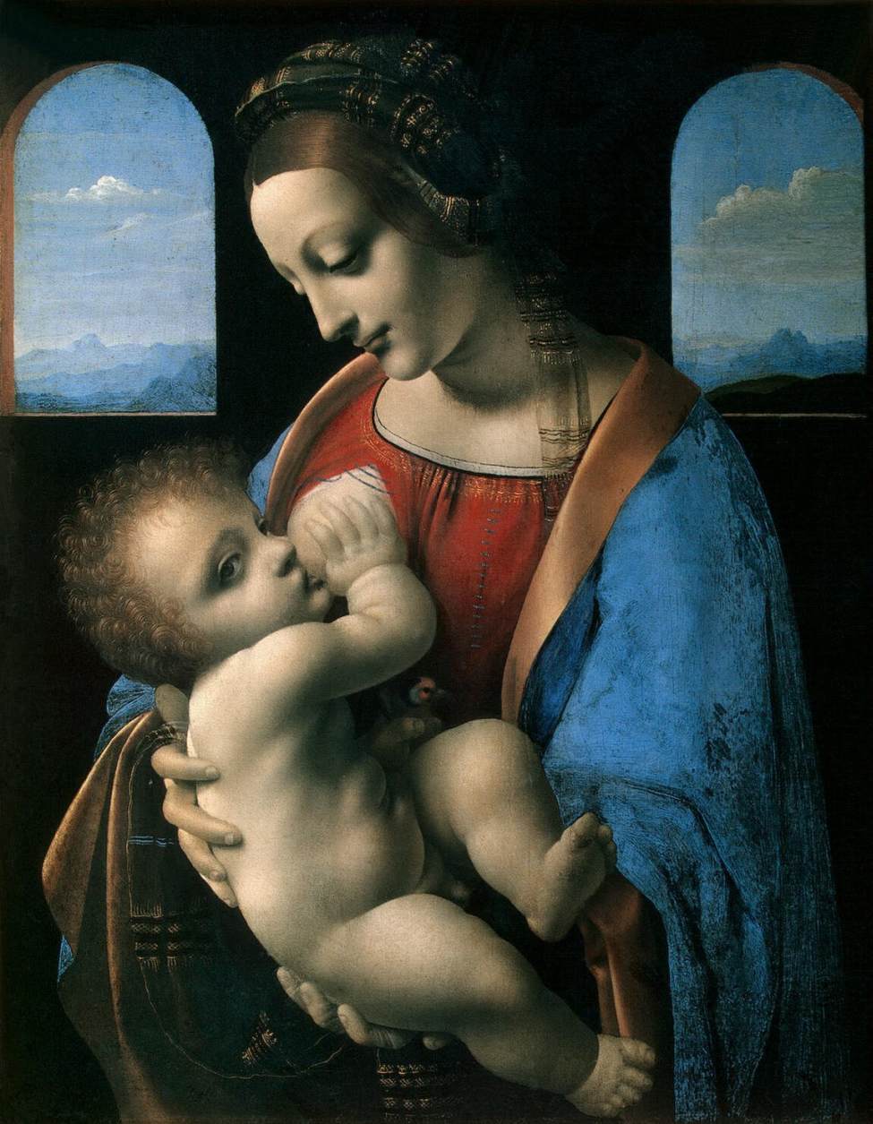 Madonna Litta by LEONARDO da Vinci