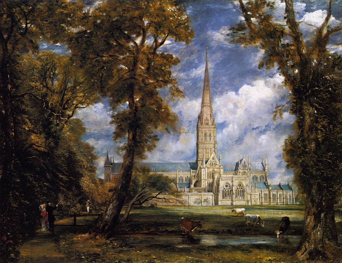 Salisbury Cathedral from the Bishop's Grounds by CONSTABLE, John