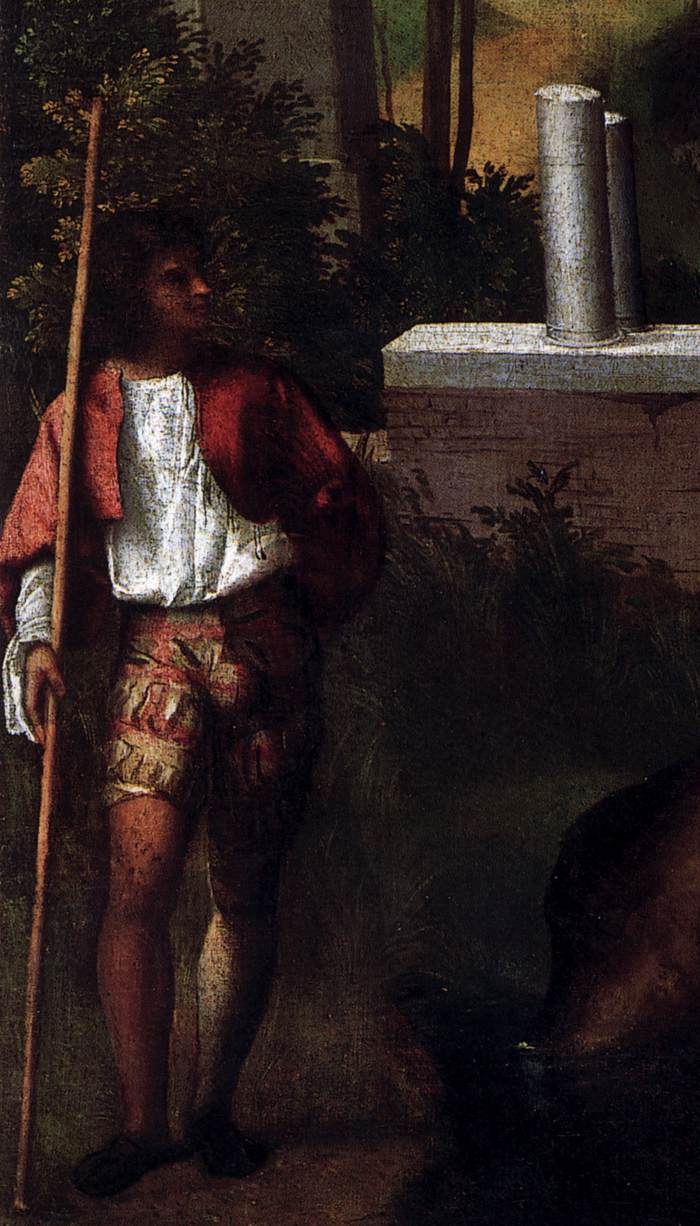 Tempest (detail) by GIORGIONE