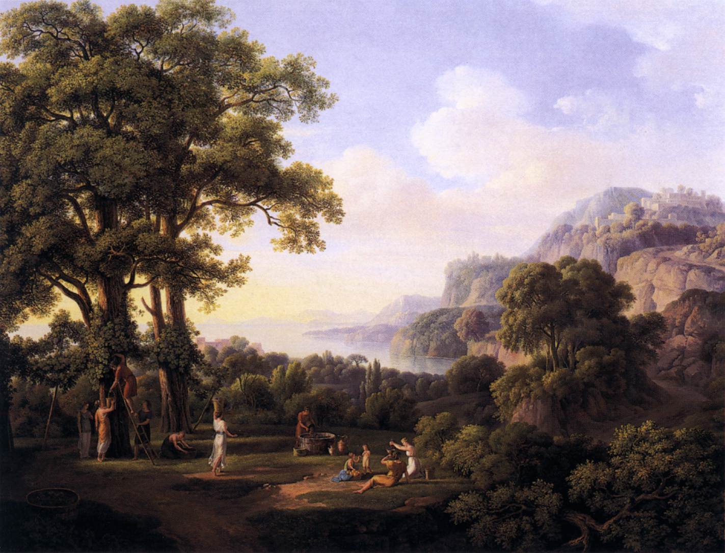 Ideal Landscape: Morning by SCHÖDLBERGER, Johann Nepomuk