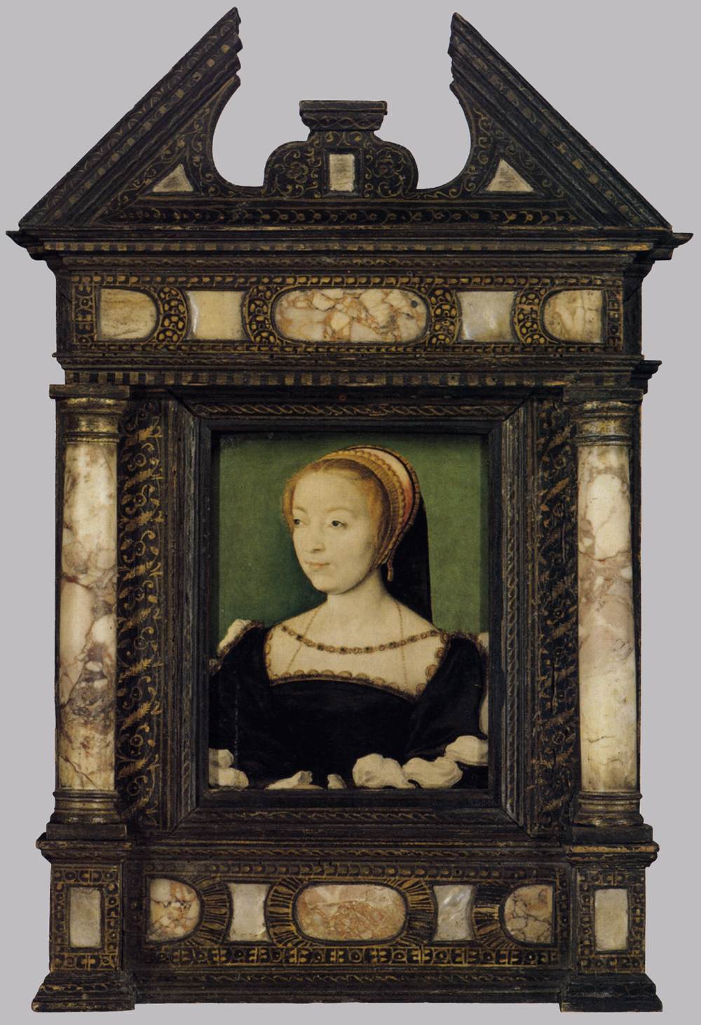 Portrait of Louise de Rieux by CORNEILLE DE LYON