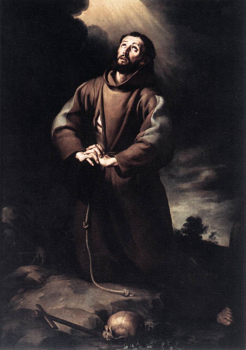 St Francis of Assisi at Prayer by