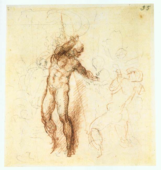 Christ in Limbo by MICHELANGELO Buonarroti